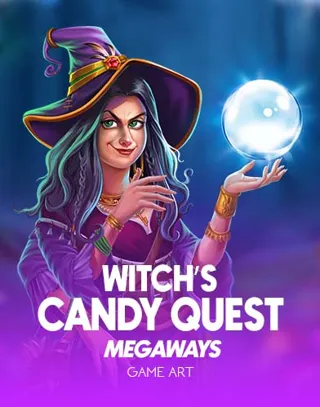 Witch’s Candy Quest Megaways, Gameart